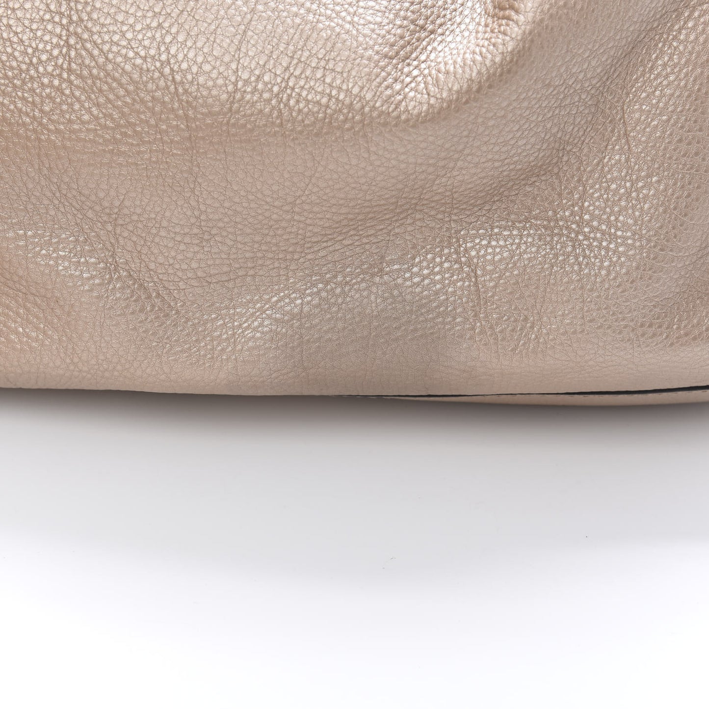 Metallic Cellarius Calfskin Large Sukey Tote Winter Rose