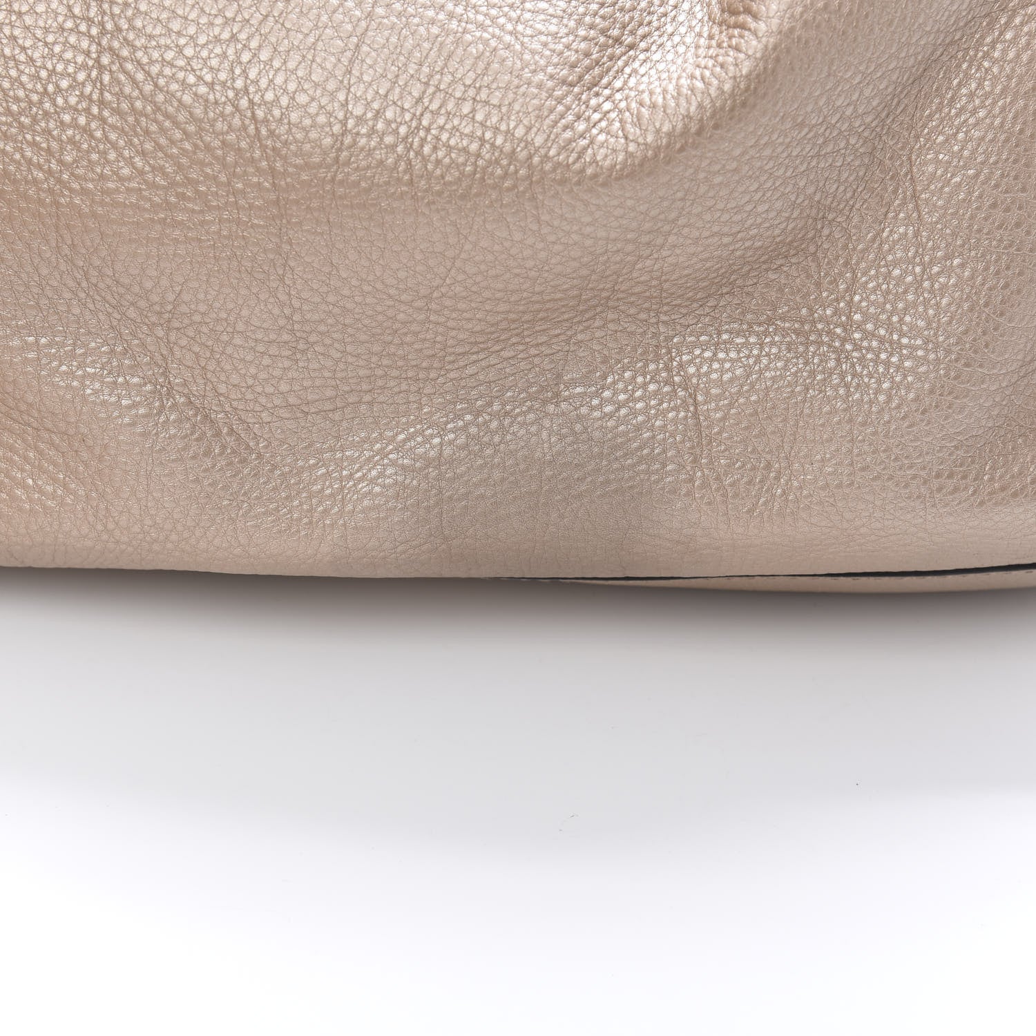 Gucci Metallic Cellarius Calfskin Large Sukey Tote Winter Rose 13 of 15