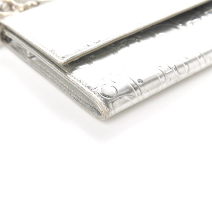 Christian Dior Metallic Patent Ultimate Wristlet Argent 10 of 11