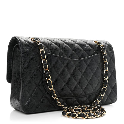Chanel Caviar Quilted Medium Double Flap Black 3 of 11