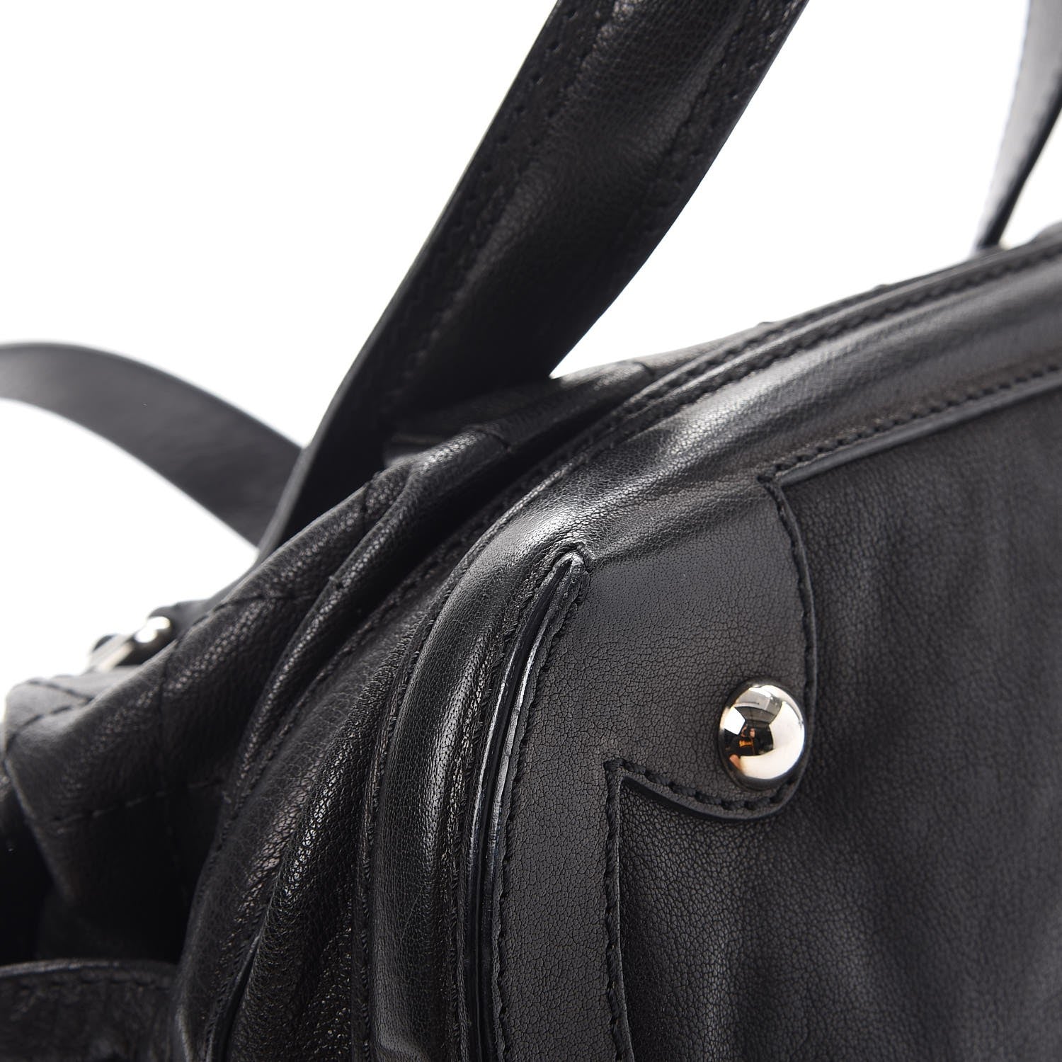 Chanel Distressed Caviar Outdoor Bowler Black 11 of 11