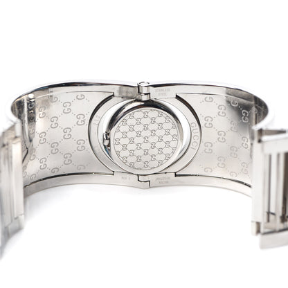 Gucci Stainless Steel Canvas Mother of Pearl 33mm Twirl Monogram Quartz Watch 6 of 7