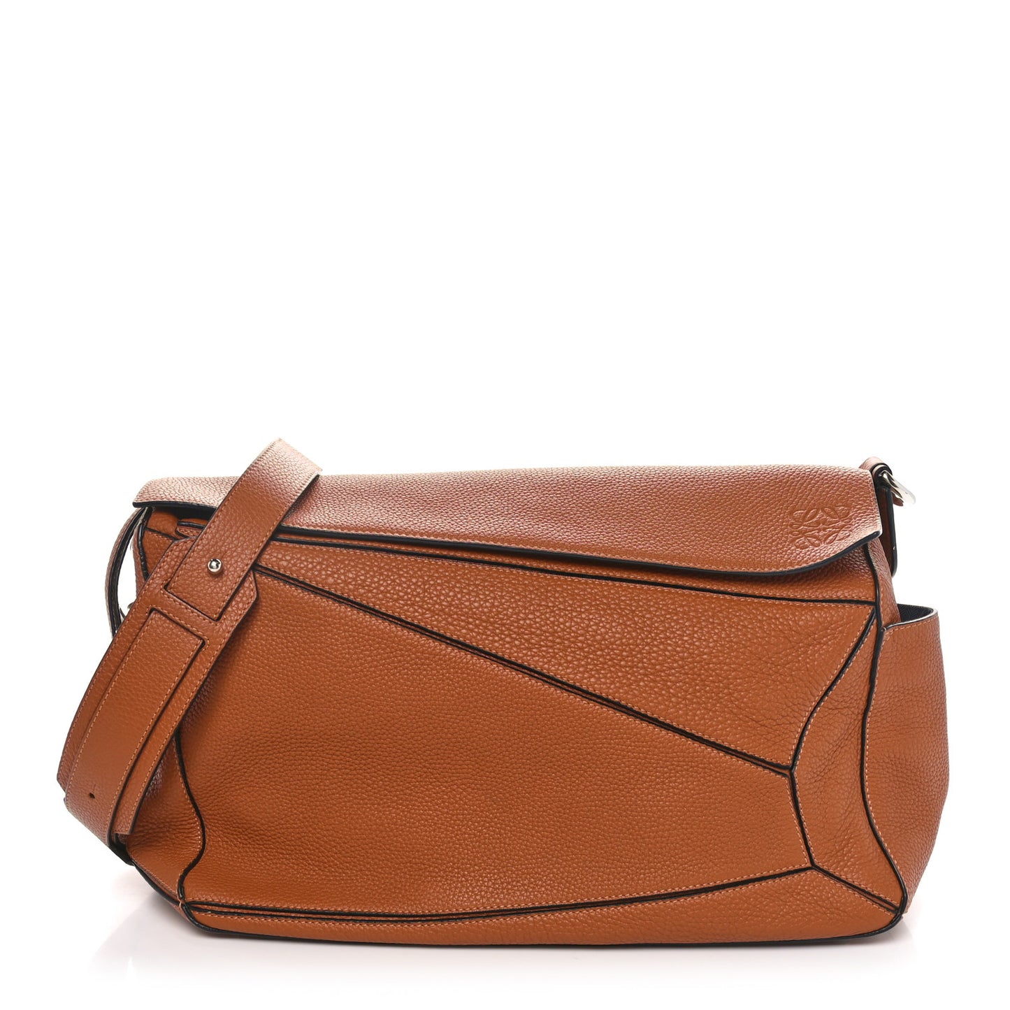 Calfskin Large Puzzle Bag Tan