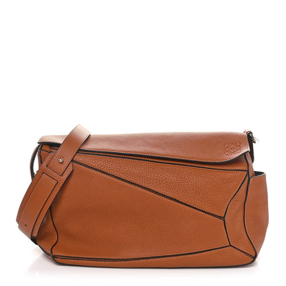 Loewe Calfskin Large Puzzle Bag Tan 1 of 9