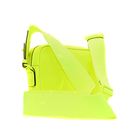 Gucci Rubber Effect Monogram GG Crossbody Bag Fluorescent Yellow 3 of 9