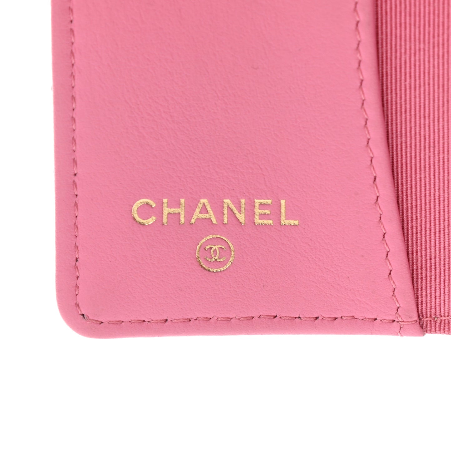 Caviar Quilted Classic 4 Key Holder Wallet Pink