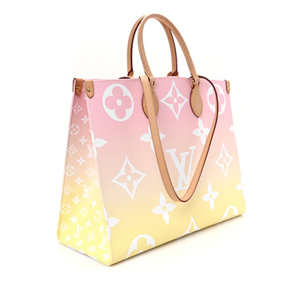 Louis Vuitton Monogram Giant By The Pool OnTheGo GM Light Pink 3 of 9