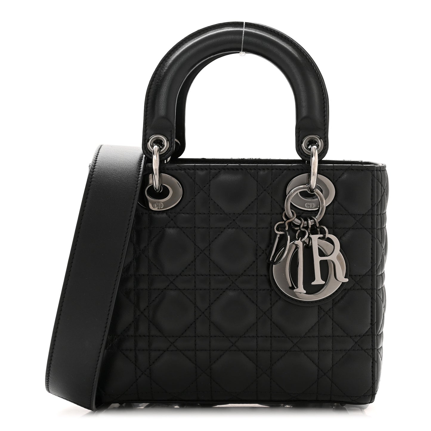 Lambskin Cannage Small My ABCDior Lady Dior Black