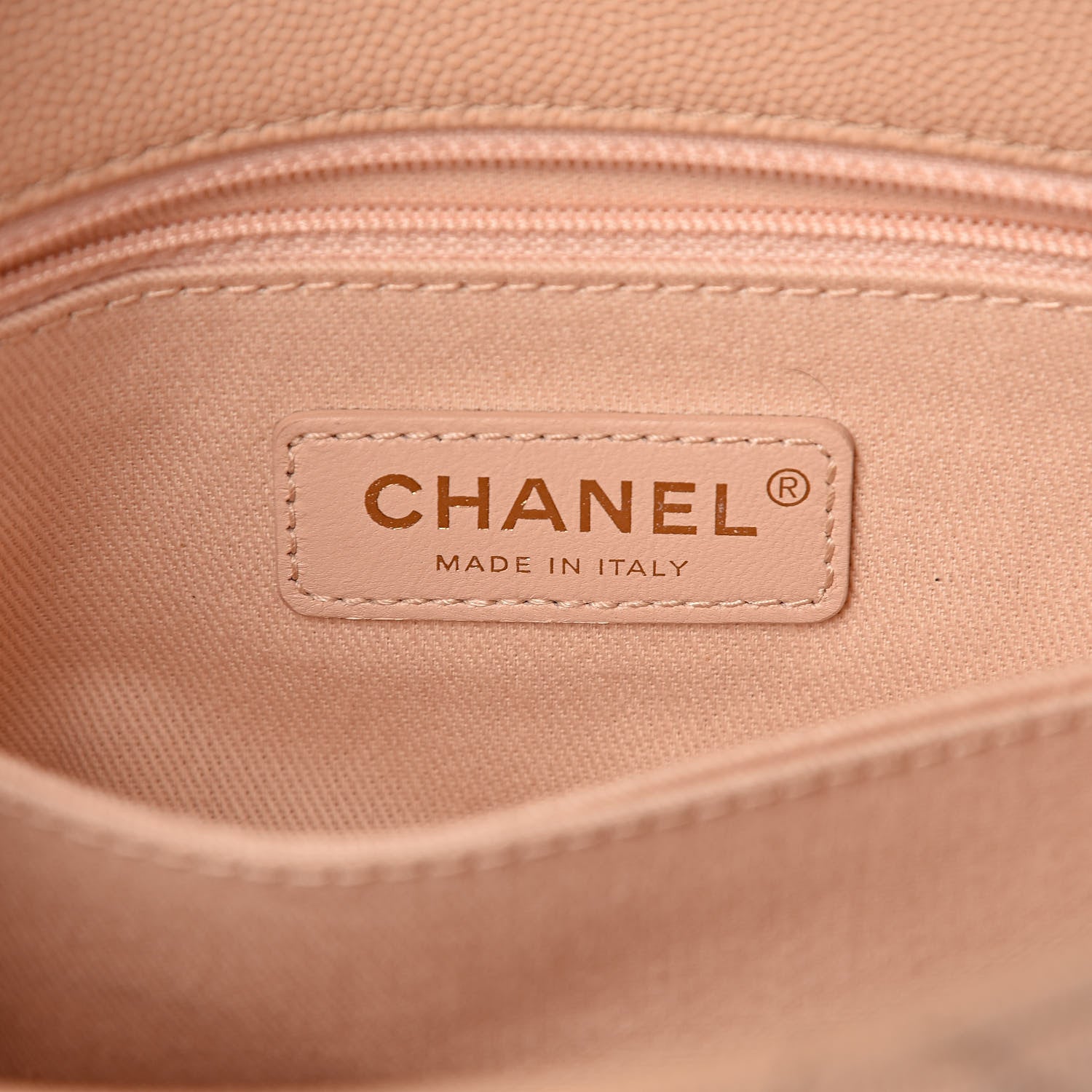 Chanel Caviar Quilted Mini Coco Handle Flap Beige 6 of 11