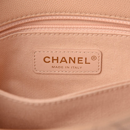 Chanel Caviar Quilted Mini Coco Handle Flap Beige 6 of 11