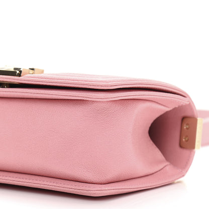 Chanel Caviar Quilted Small Boy Flap Pink 10 of 11