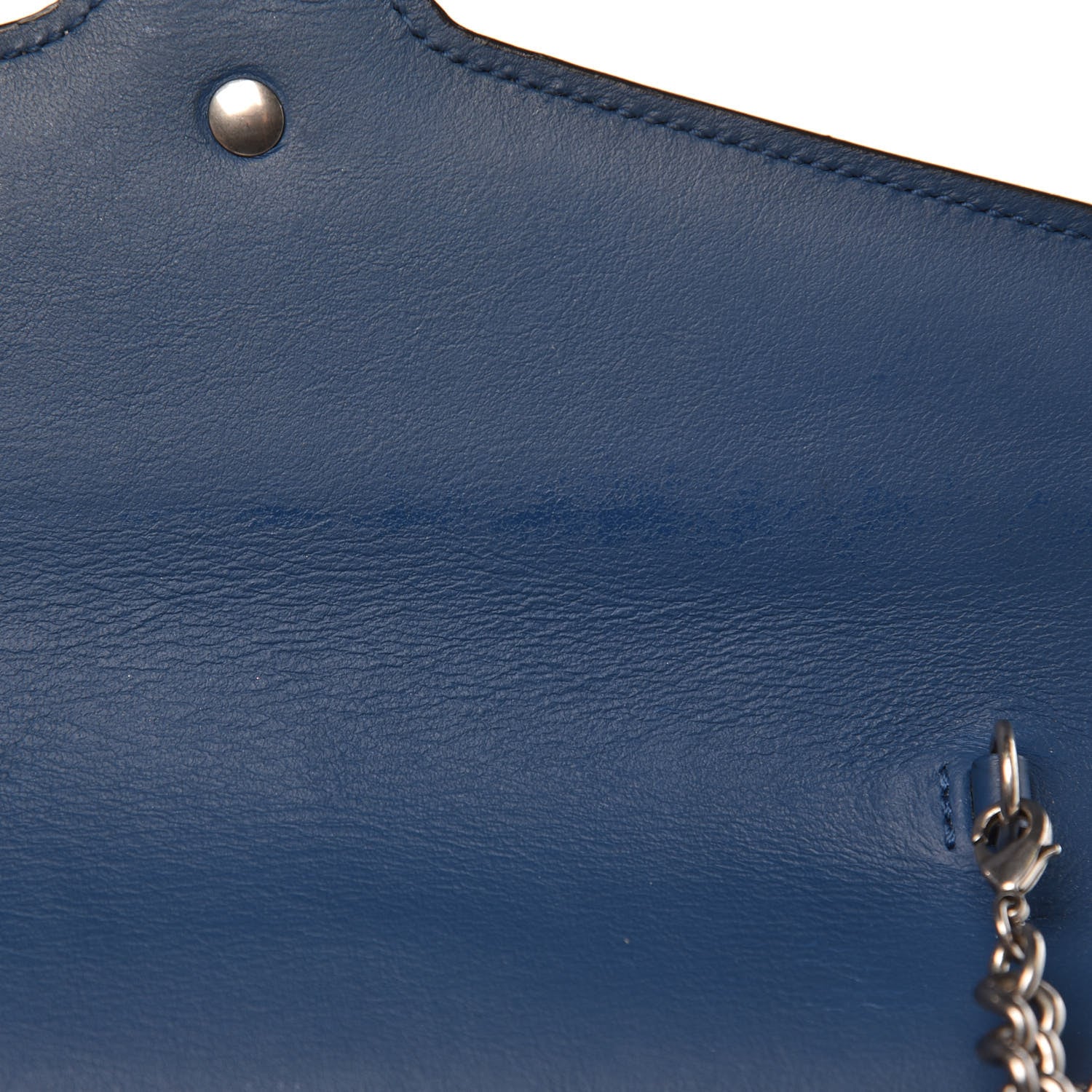 Gucci GG Supreme Monogram Blooms Mini Dionysus Chain Wallet Beige Blue Navy Vintage Blue 12 of 12