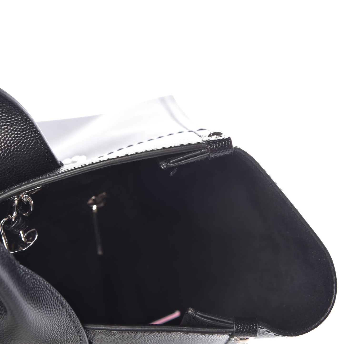 Caviar Small Studded Deauville Tote Black