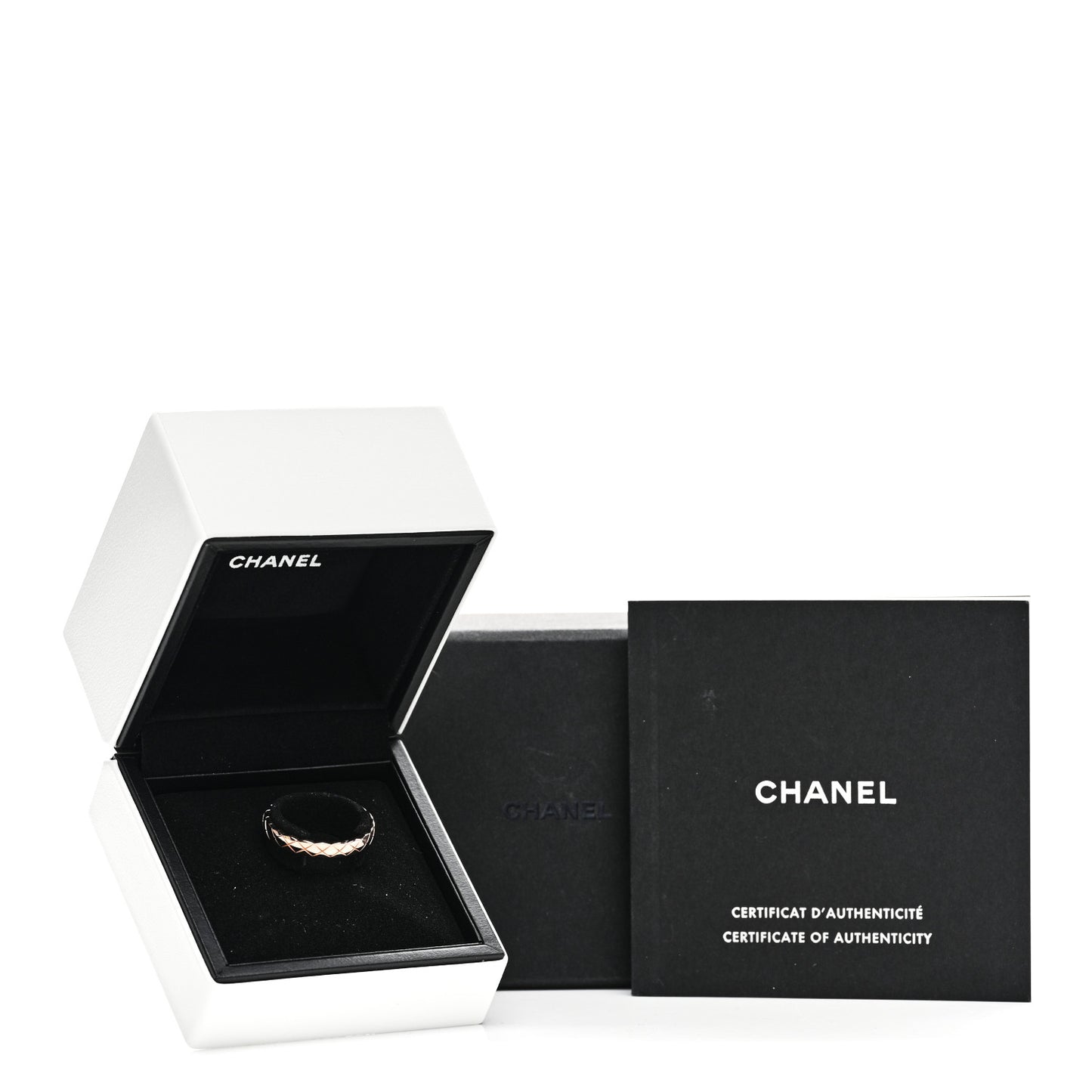 18K Beige Gold Mini Coco Crush Ring 58 8.25