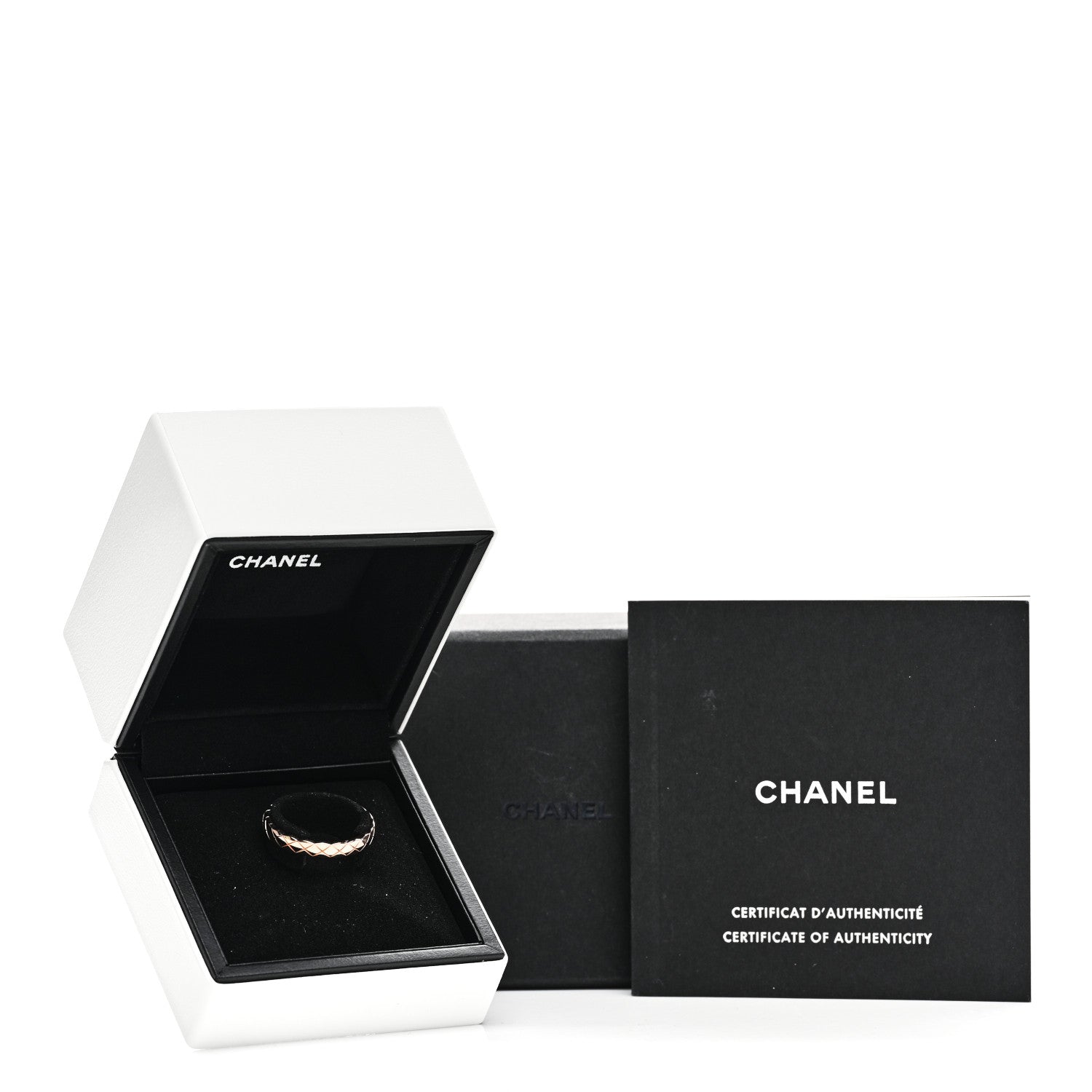 Chanel 18K Beige Gold Mini Coco Crush Ring 58 8.25 7 of 7
