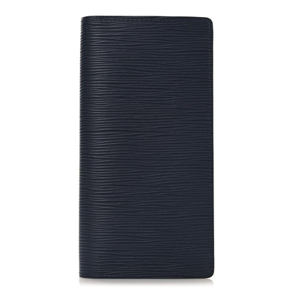 Louis Vuitton Epi Brazza Wallet Blue Marine 1 of 6