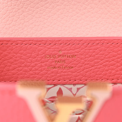 Louis Vuitton Taurillon Monogram Tile Capucines Mini Dragonfruit Ballet Pink 6 of 9