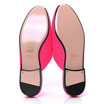 Gucci Calfskin Womens Princetown Slippers 37 Fuxia Fluo 5 of 8