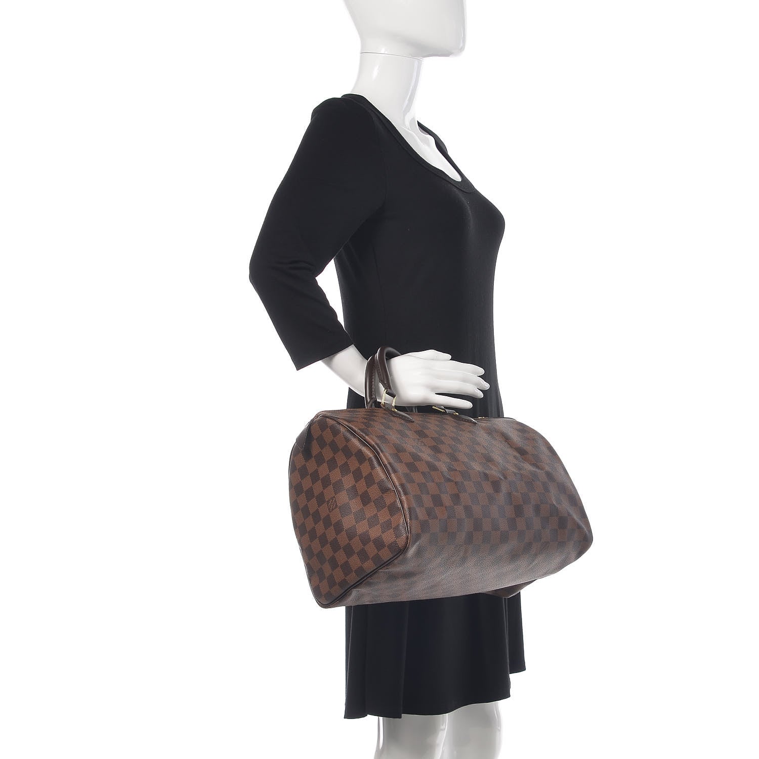 Louis Vuitton Damier Ebene Speedy 35 2 of 11