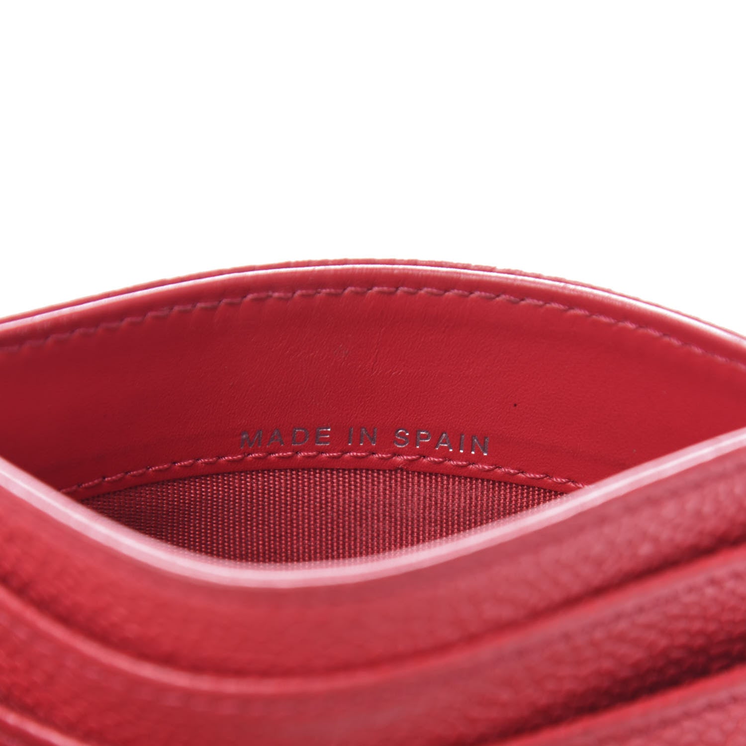 Chanel Caviar Timeless CC Card Holder Red 9 of 11