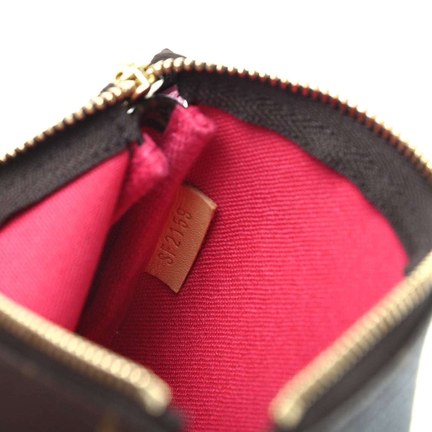 Monogram 2019 Christmas Animation Mini Courchevel Pochette Accessories Fuchsia
