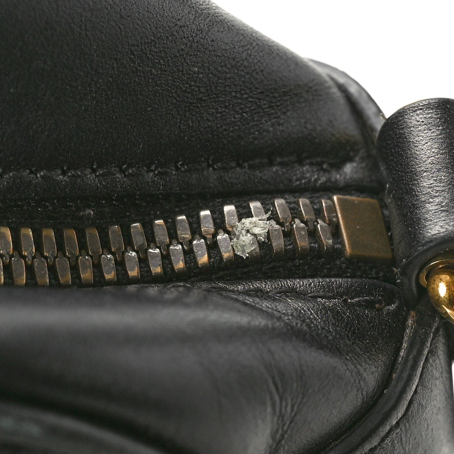 Calfskin Matelasse Small GG Marmont Chain Shoulder Bag Black