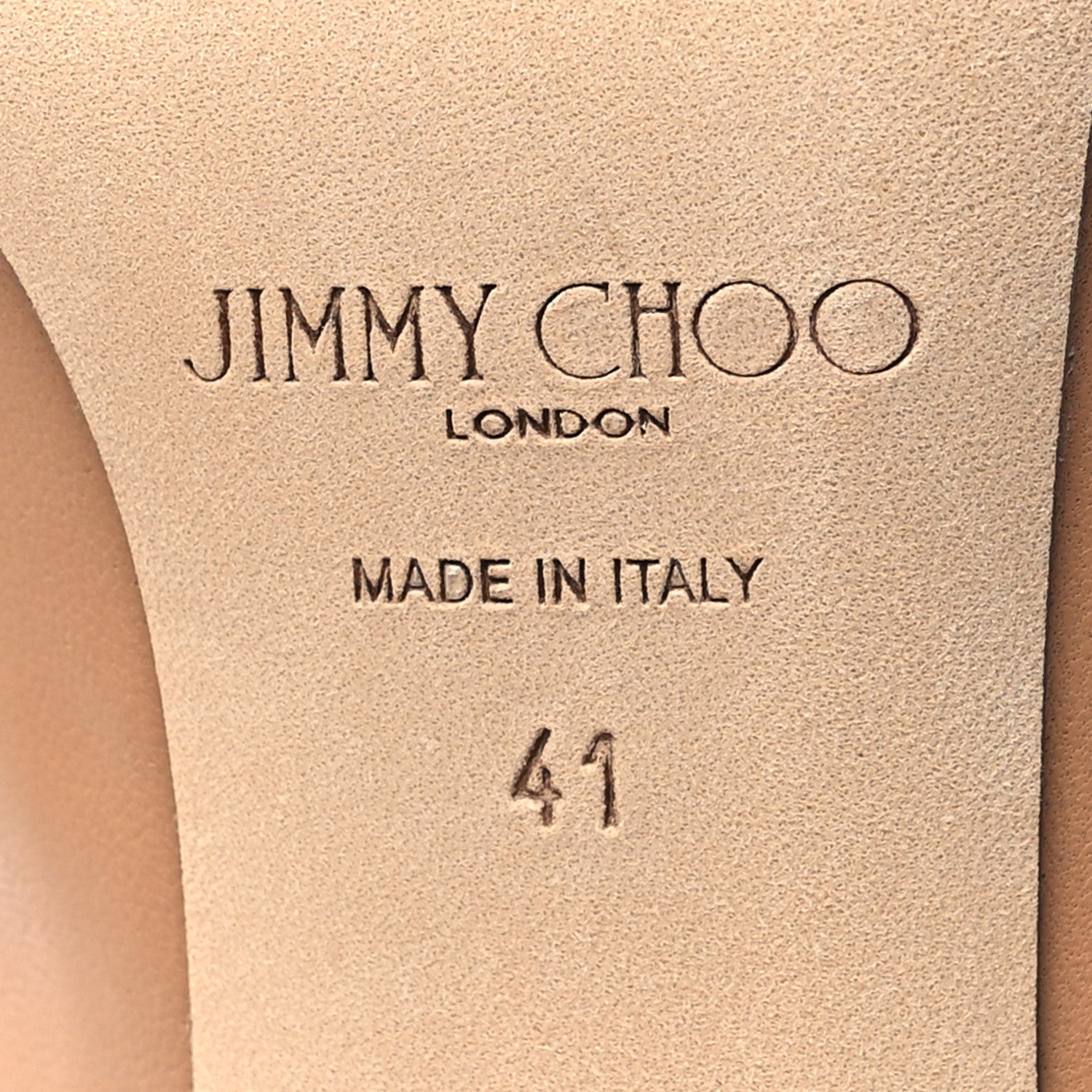 Jimmy Choo Lambskin Oriel 95 Boots 41 Camel 6 of 7