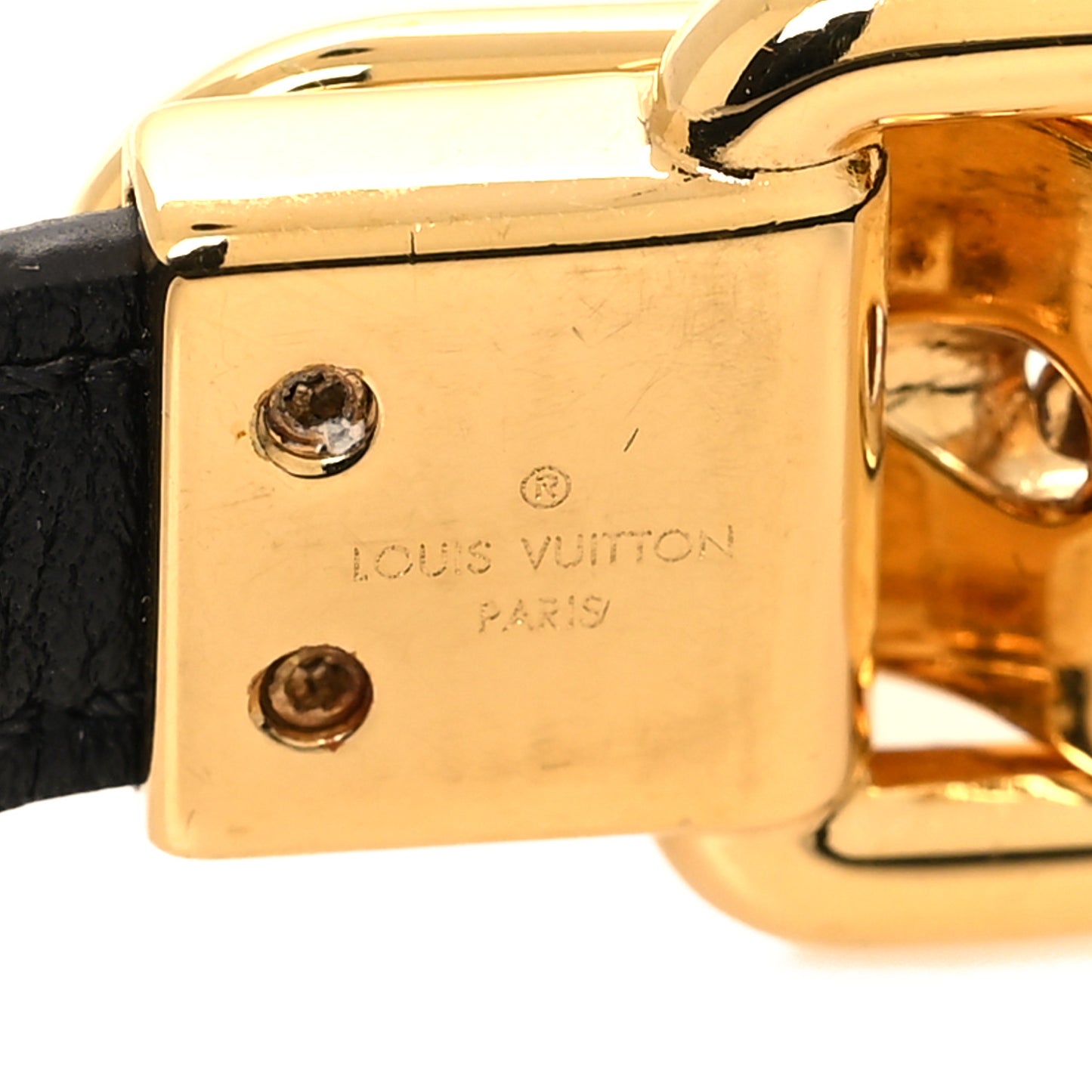 LOUIS VUITTON Monogram Fasten Your LV Bracelet 17