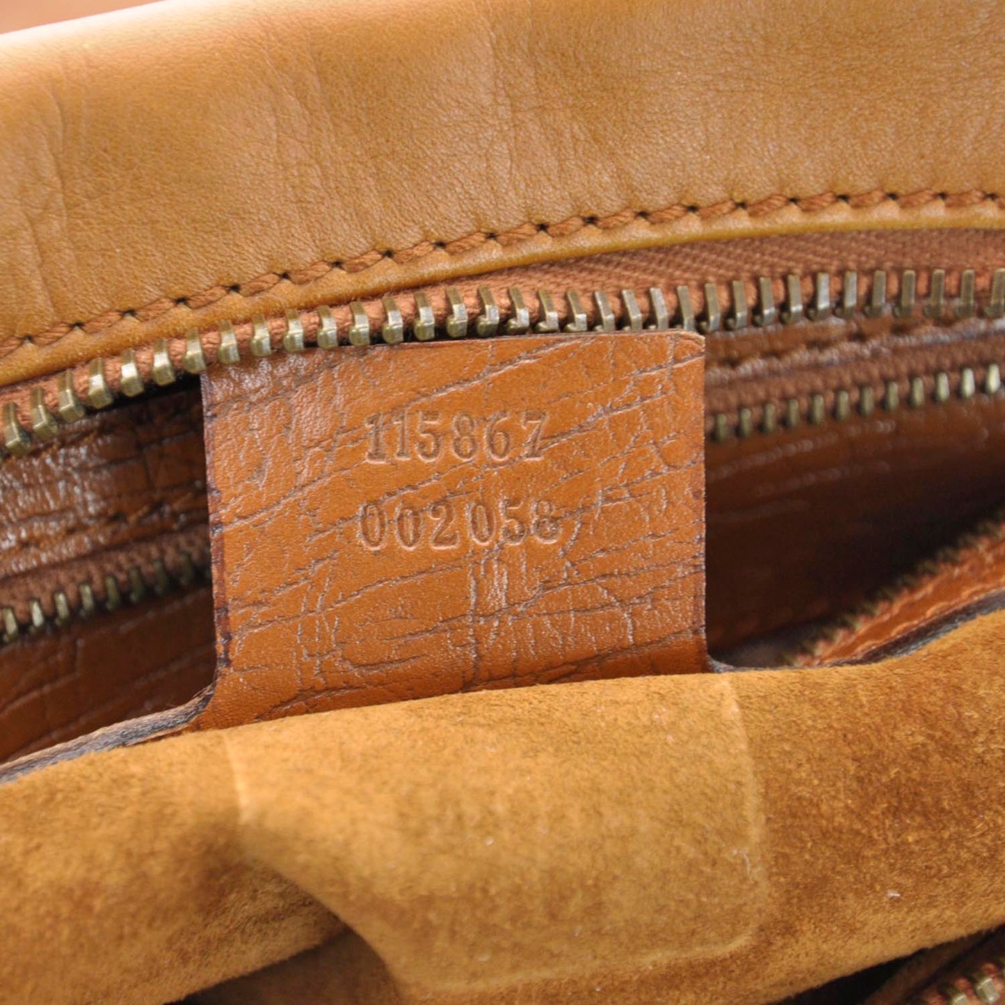 Leather Medium Horsebit Chain Hobo Tan
