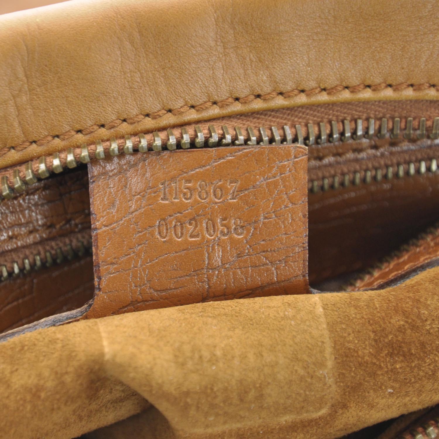 Gucci Leather Medium Horsebit Chain Hobo Tan 9 of 9