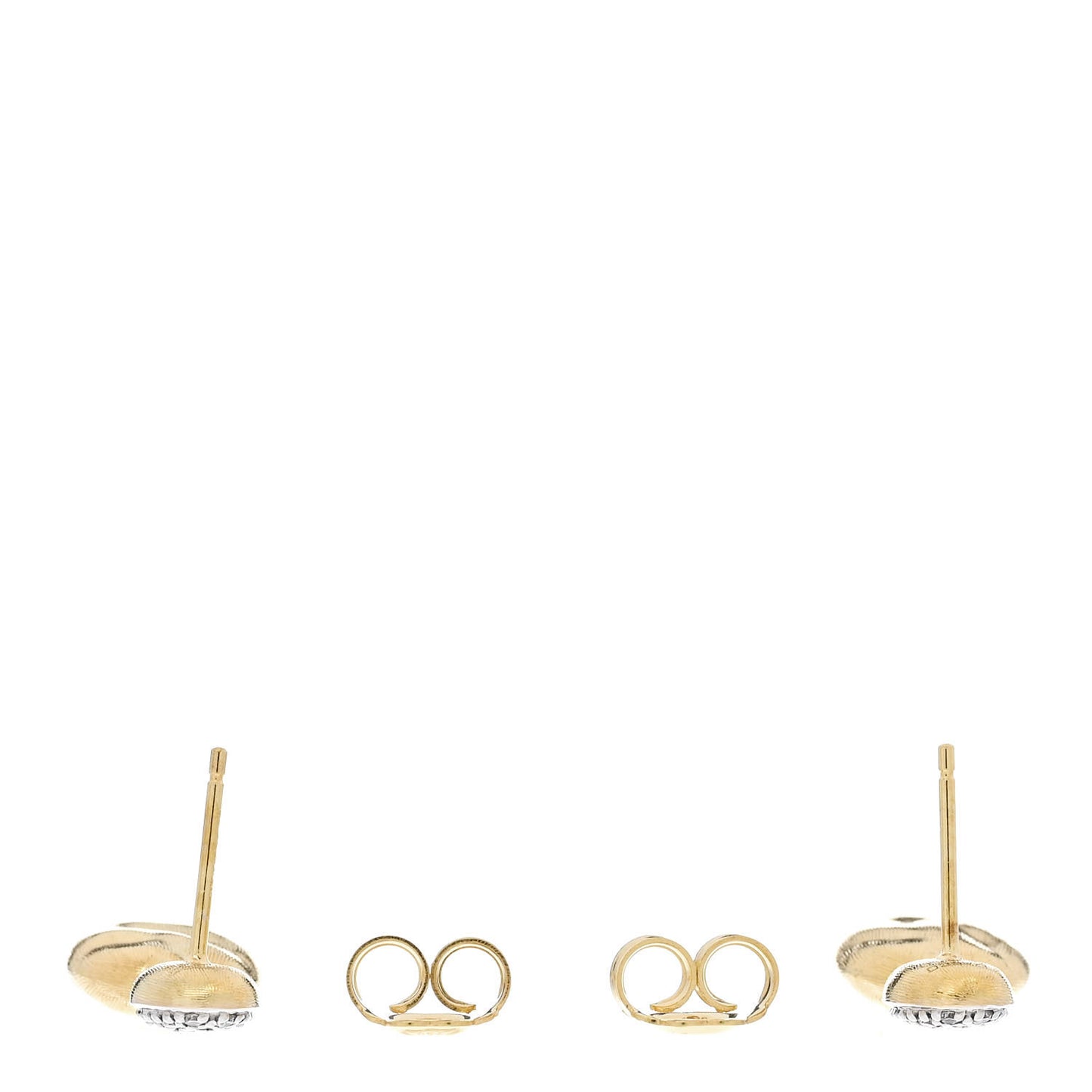 18K Yellow Gold Diamond Medium Siviglia Drop Earrings