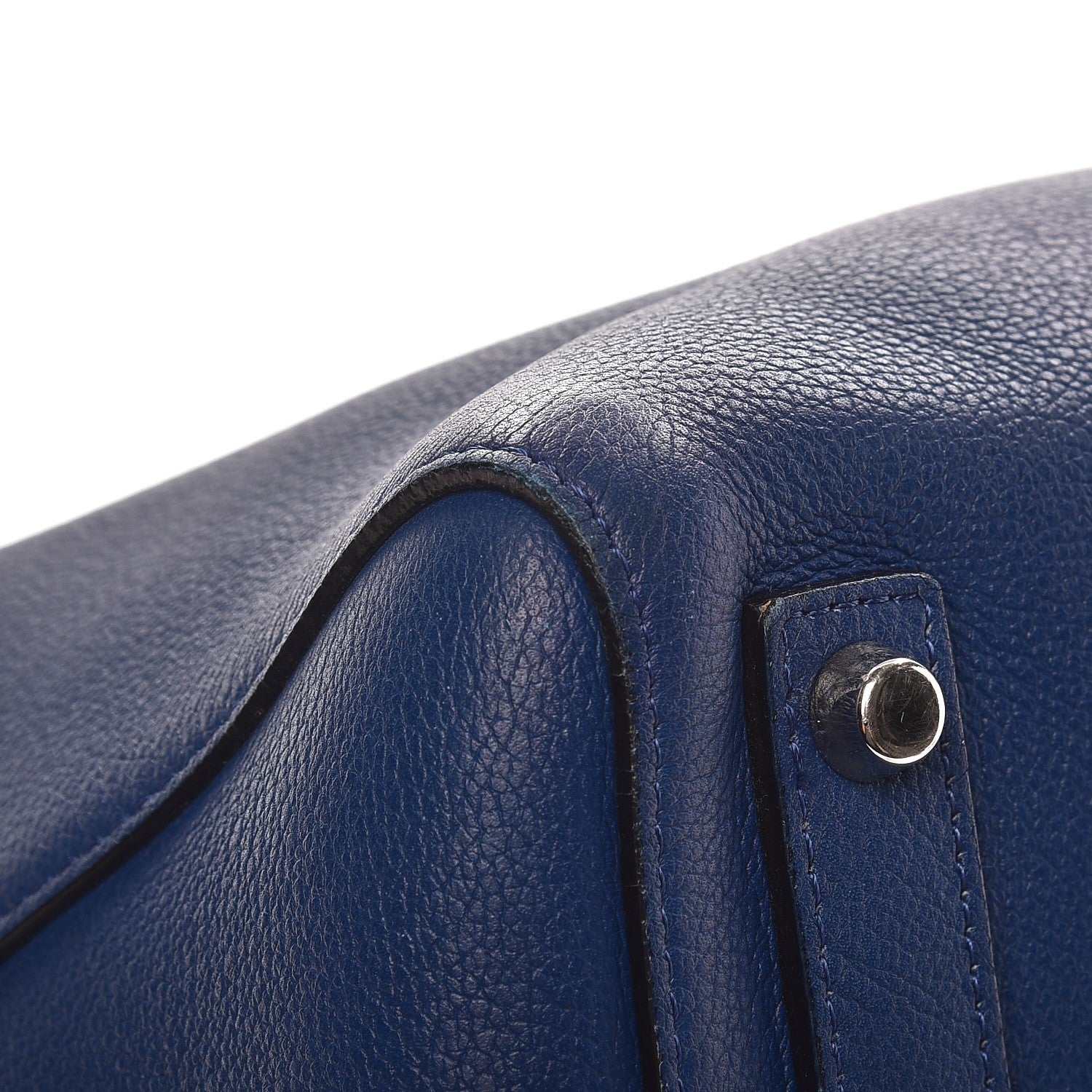 Christian Dior Supple Grained Calfskin Large Open Bar Tote Blue 11 of 12