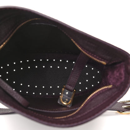 Delvaux Taurillon Pin Daily Surpique Bucket Deep Amethyst 5 of 9
