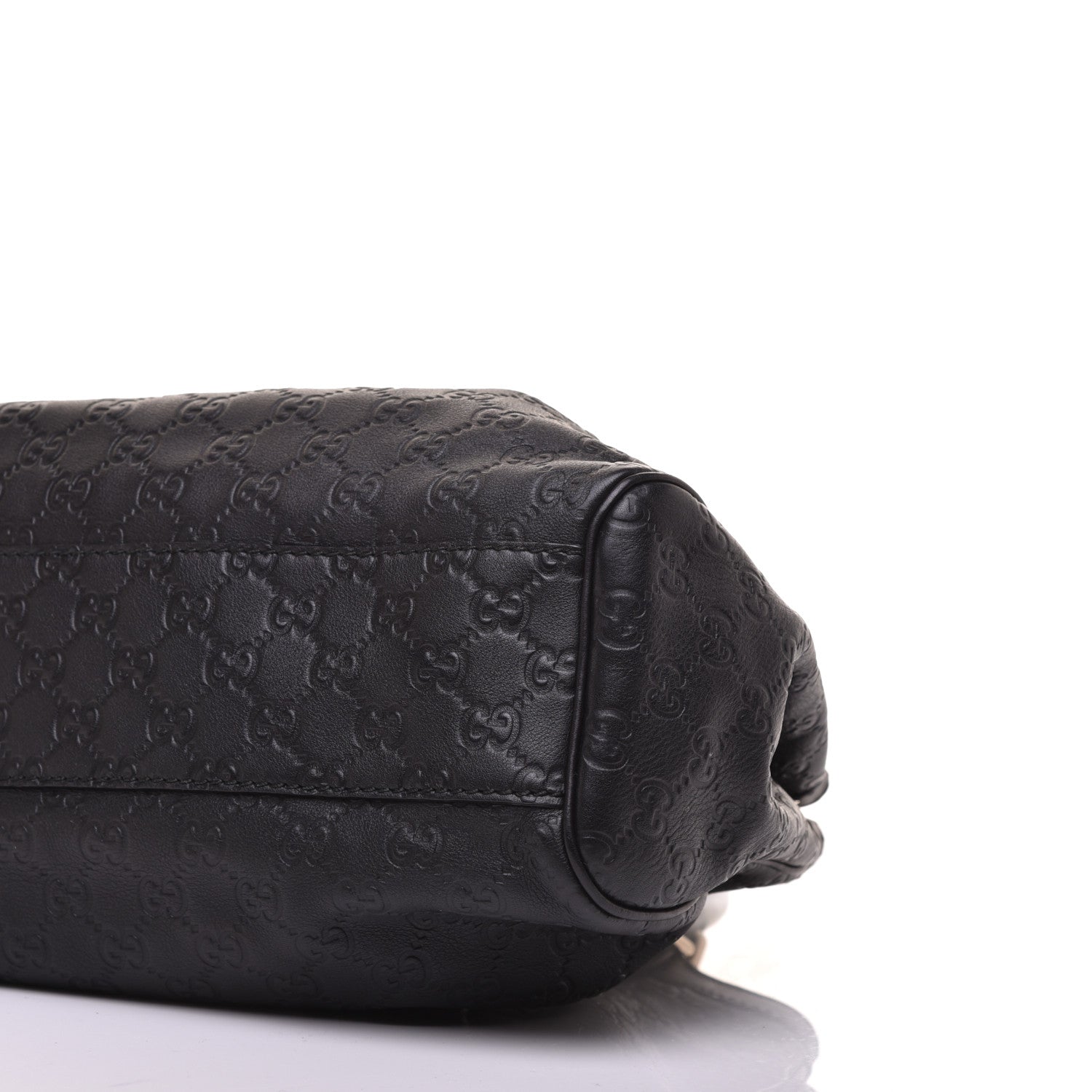 Gucci Guccissima Medium Sukey Tote Black 9 of 9