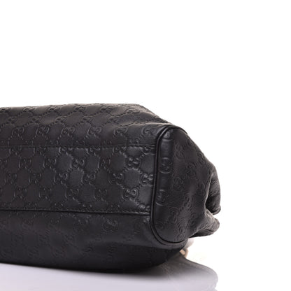 Gucci Guccissima Medium Sukey Tote Black 9 of 9