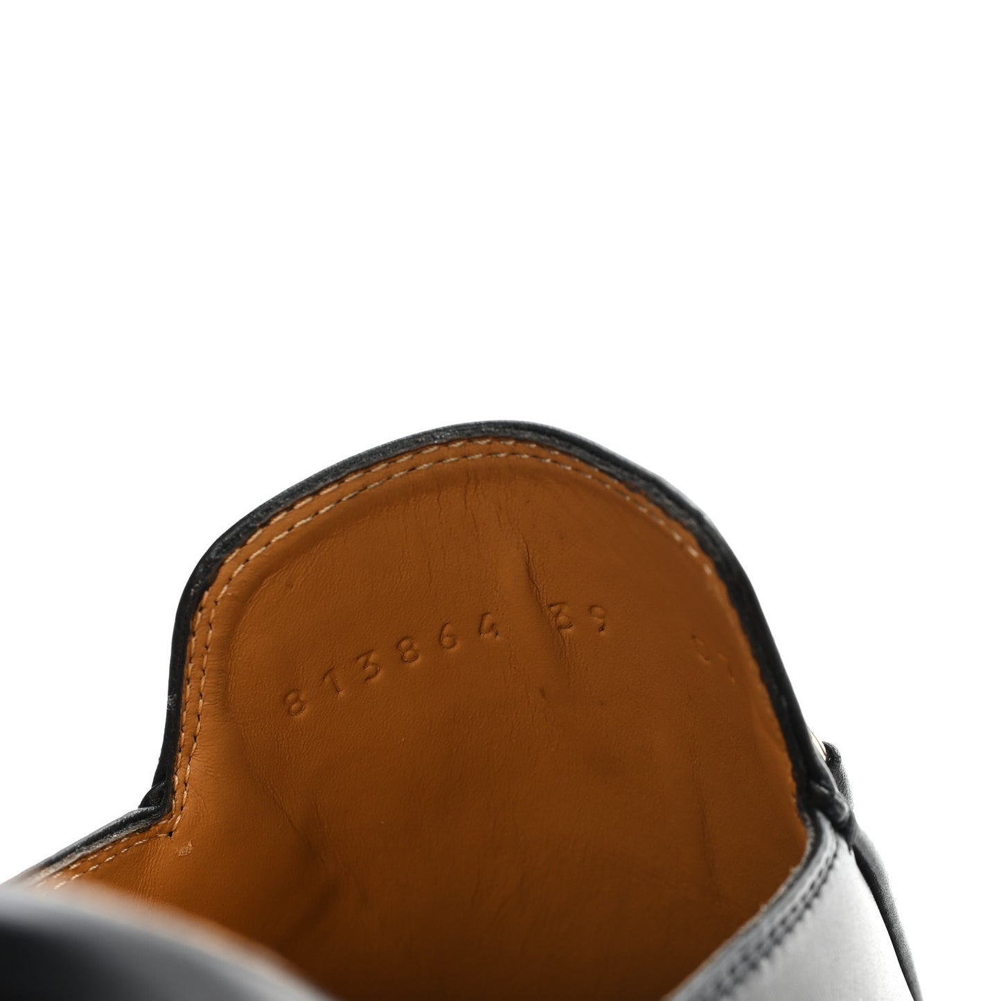 Calfskin Womens Princetown Slippers 39 Black