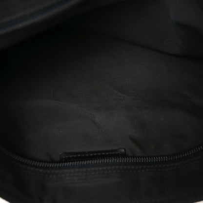 Prada Nylon Flat Messenger Bag Black 8 of 17