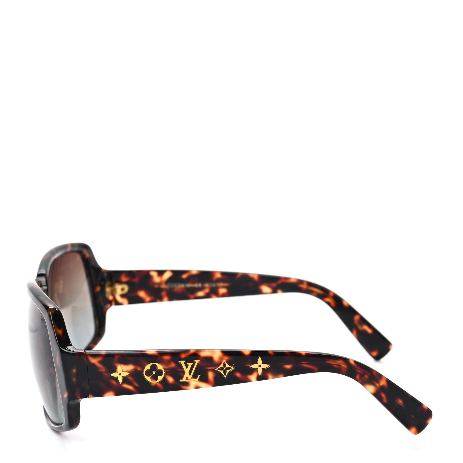 Louis Vuitton Dark Tortoise Obsession Carre Landscape Sunglasses 4 of 6