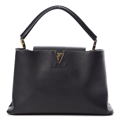 Louis Vuitton Taurillon Capucines GM Black 1 of 13