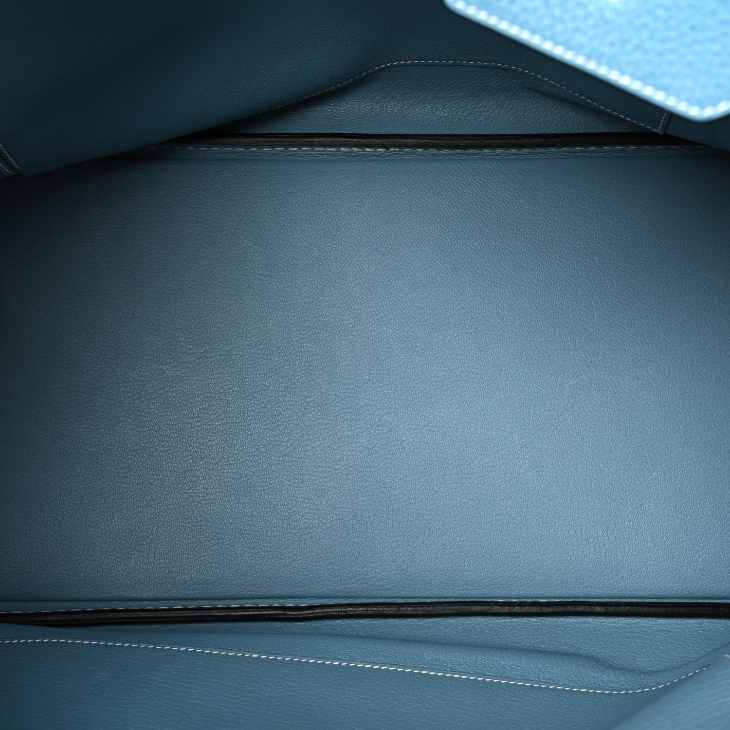 Hermes Taurillon Clemence Birkin 40 Blue Jean 5 of 12