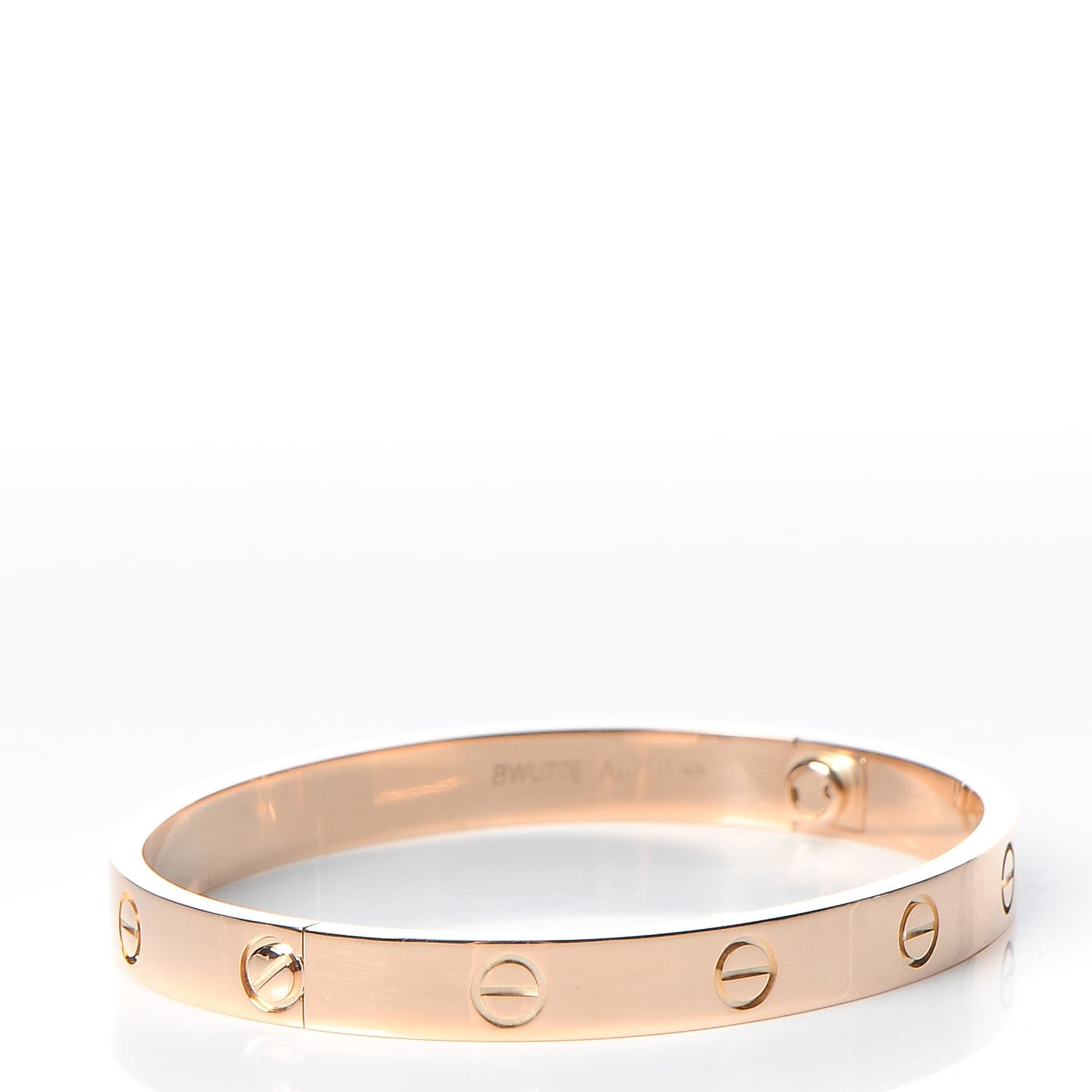 Cartier 18K Pink Gold LOVE Bracelet 17 3 of 11