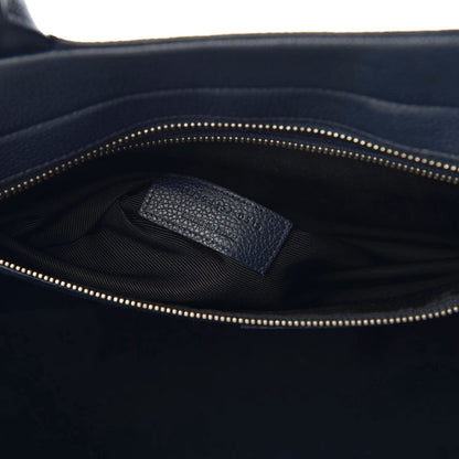 Saint Laurent Calfskin Medium Rive Gauche Cabas Navy Blue 8 of 12