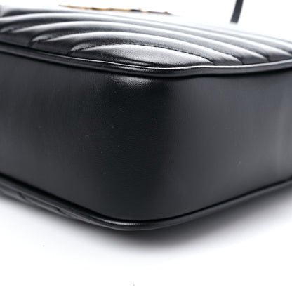 Saint Laurent Calfskin Matelasse Monogram Lou Camera Bag Black 9 of 9