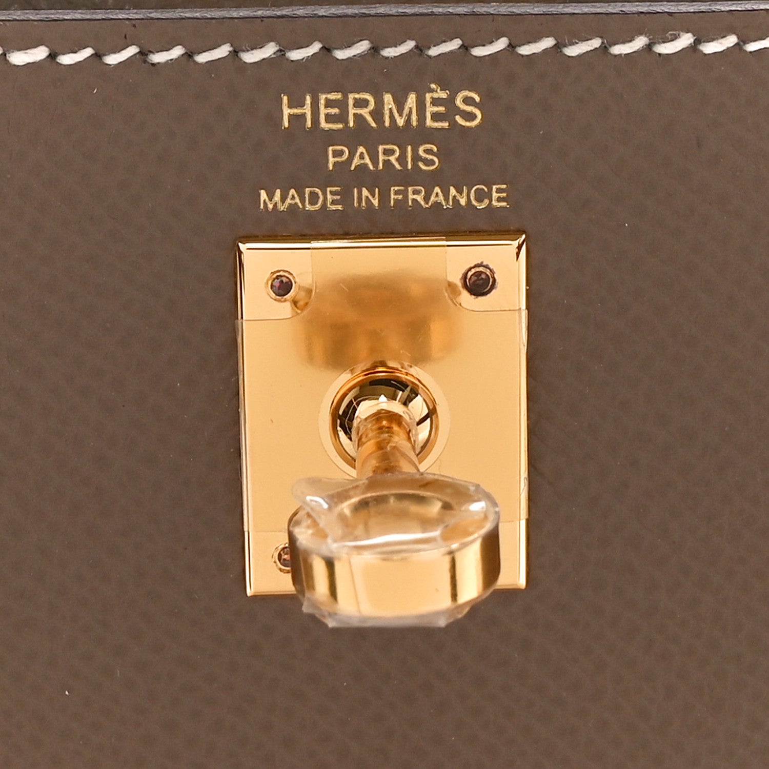 Hermes Epsom Kelly Sellier 25 Etoupe 6 of 10