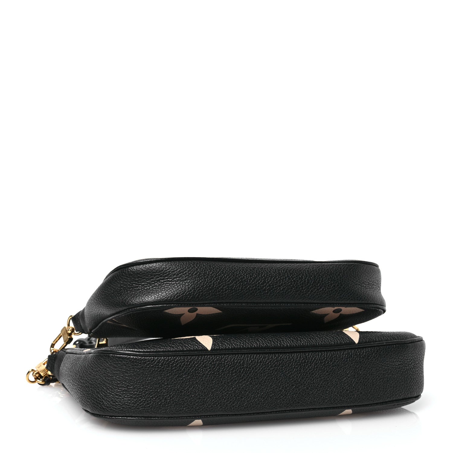 Louis Vuitton Empreinte Monogram Giant Multi Pochette Accessories Black Beige 4 of 9