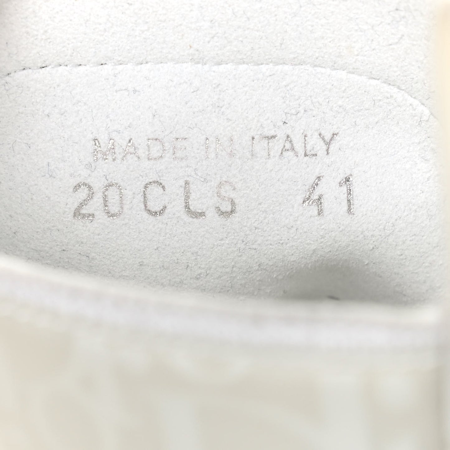 Technical Canvas Oblique Mens B23 High Top Sneakers 41 White