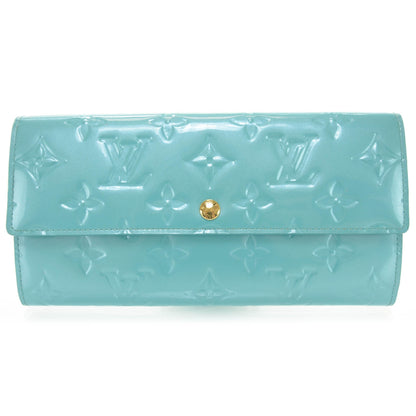 Louis Vuitton Vernis Sarah Wallet Blue Lagon 1 of 7