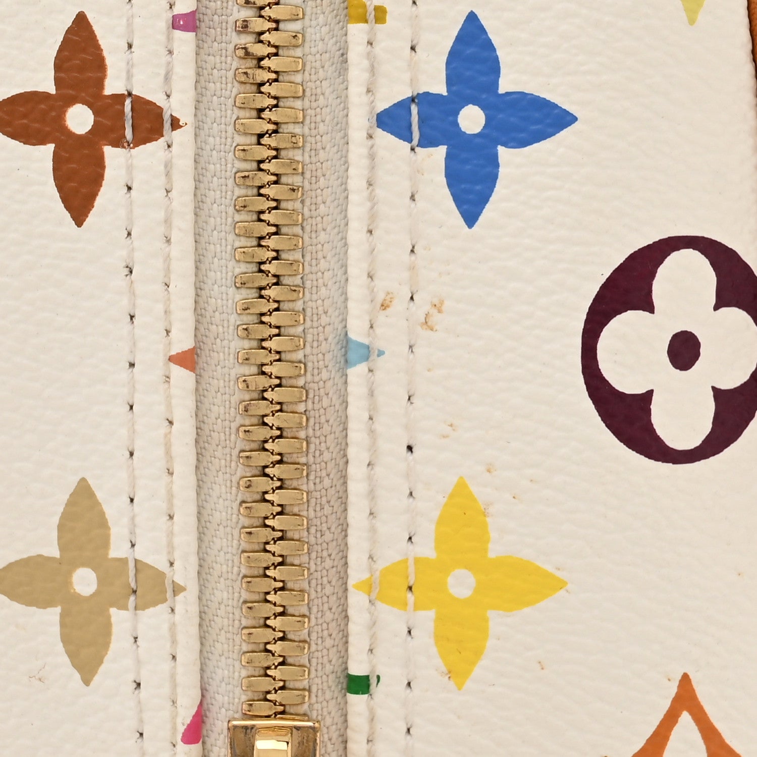 Louis Vuitton LOUIS VUITTON Monogram Multicolor Trouville White 11 of 12