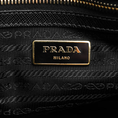 Prada Saffiano Large Galleria Double Zip Tote Black 6 of 8