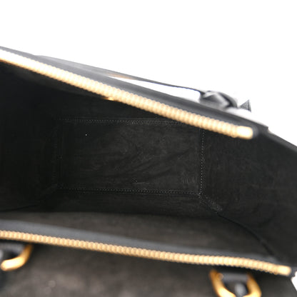 Celine Grained Calfskin Nano Belt Bag Black 5 of 10